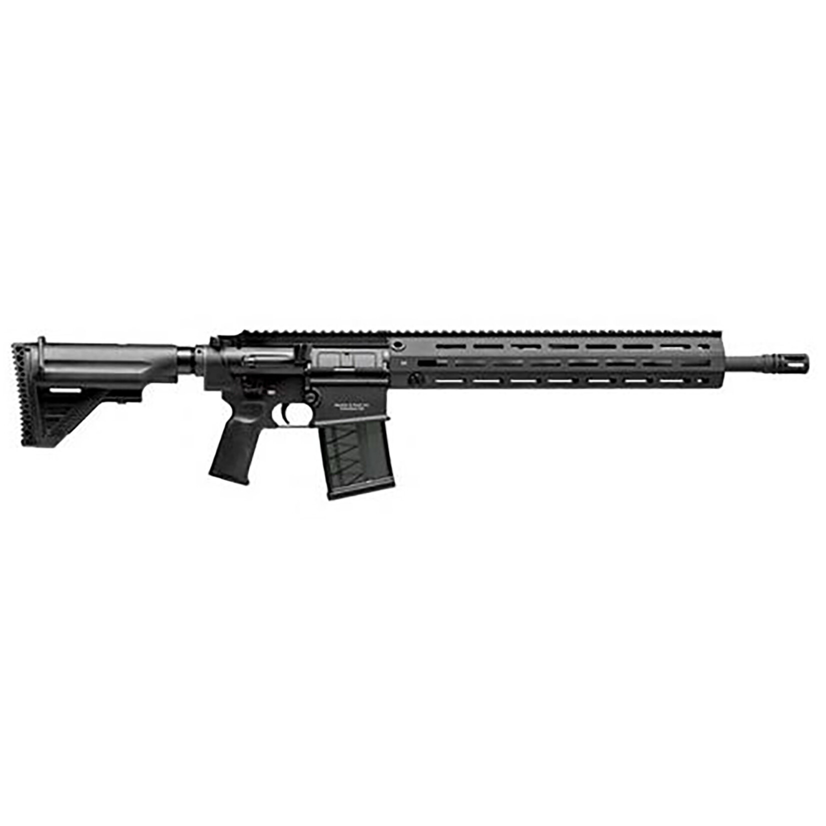 HK HK MR762 A1 7.62x51mm NATO Caliber with 16.50" Barrel, 20+1 Capacity, Black Metal Finish, Black Adjustable Stock & Polymer Grip Right Hand