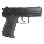 HK HK P2000 V2 LEM 9mm Luger 13+1 3.66" Black Hammer Forged Barrel, Black Serrated Steel Slide, Black Polymer Frame w/Picatinny Rail, Black w/Interchangeable Backstrap Grip, Ambidextrous