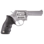 Taurus Taurus 65 38 Special +P or 357 Mag 6 Shot 4" Barrel, Overall Matte Finish Stainless Steel, Finger Grooved Black Rubber Grip, Fixed Sights