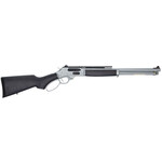 Henry Repeating Arms Henry Side Gate All Weather 45-70 Gov Caliber with 4+1 Capacity, 18.43" Barrel, Satin Hard Chrome Metal Finish, Stained Hardwood Large Loop & Picatinny Rail, Right Hand (Full Size)