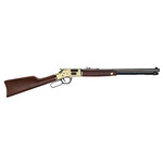 Henry Repeating Arms Henry Side Gate 44 Mag/44 Special 10+1 20" Blued Octagon Barrel, Polished Brass Rec, American Walnut Stock, Adj. Sight