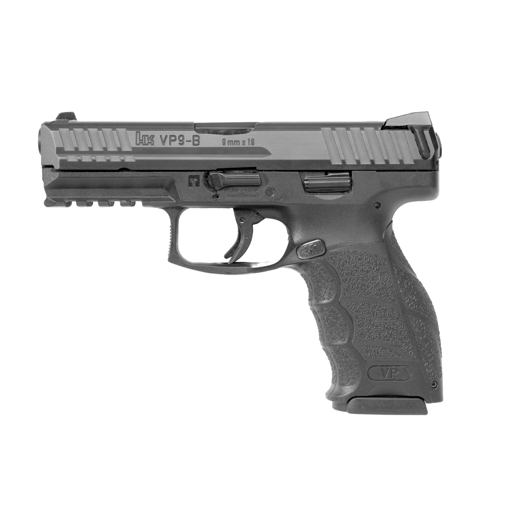 HK HK VP9-B, 9mm, 4.09" Barrel, Optics Ready, Night Sights, Black, (3) 10-Rd, Side Button Mag Release