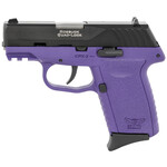 SCCY SCCY Industries CPX-2 Gen3 9mm Luger Caliber with 3.10" Barrel, 10+1 Capacity, Purple Finish Picatinny Rail Frame, Serrated Black Nitride Stainless Steel Slide, Polymer Grip & No Manual Thumb Safety