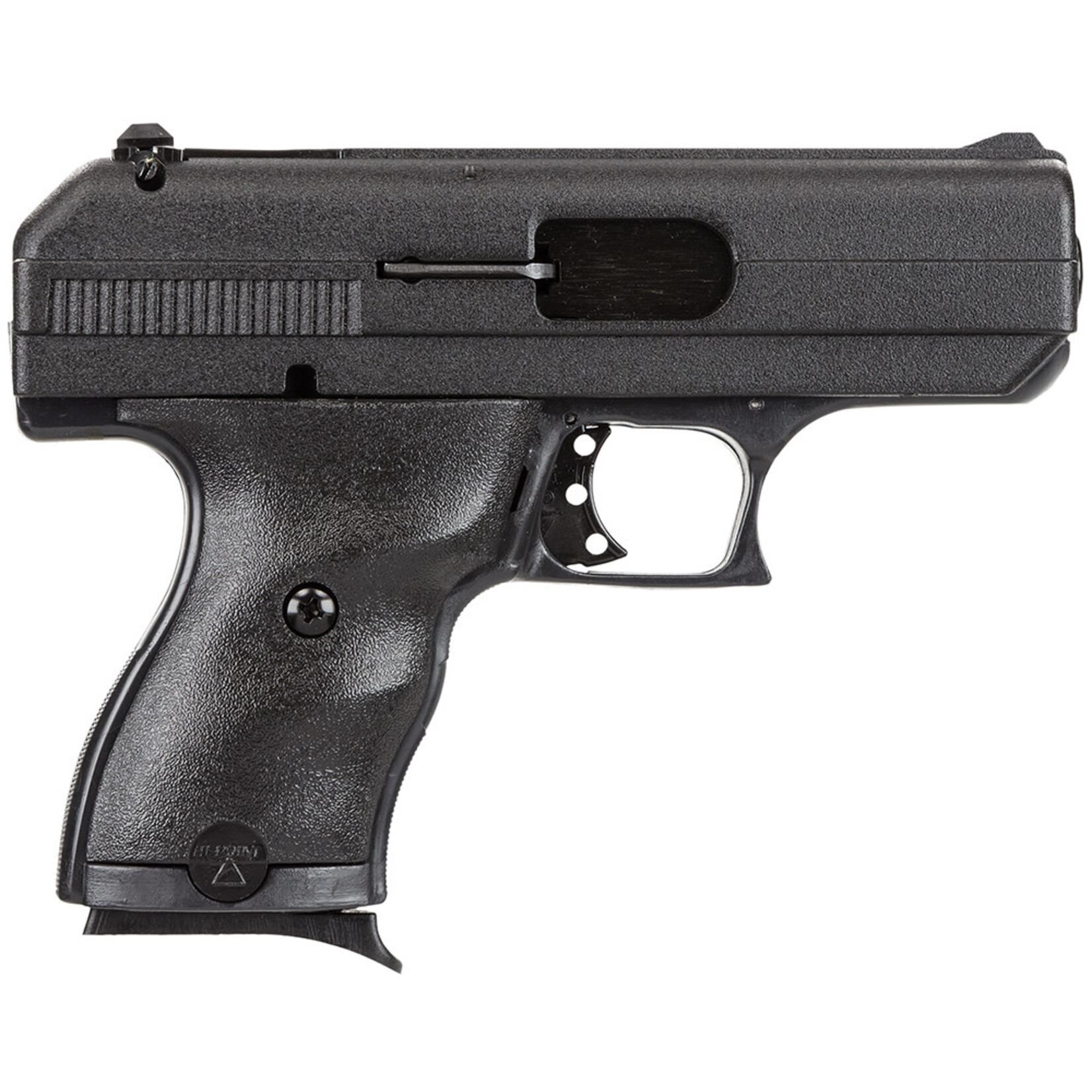Hi-Point Hi-Point C9 *CA Compliant 9mm Luger 8+1, 3.50" Black Steel Barrel, Black Powder Coated Serrated Steel Slide, Black Polymer Frame & Grip