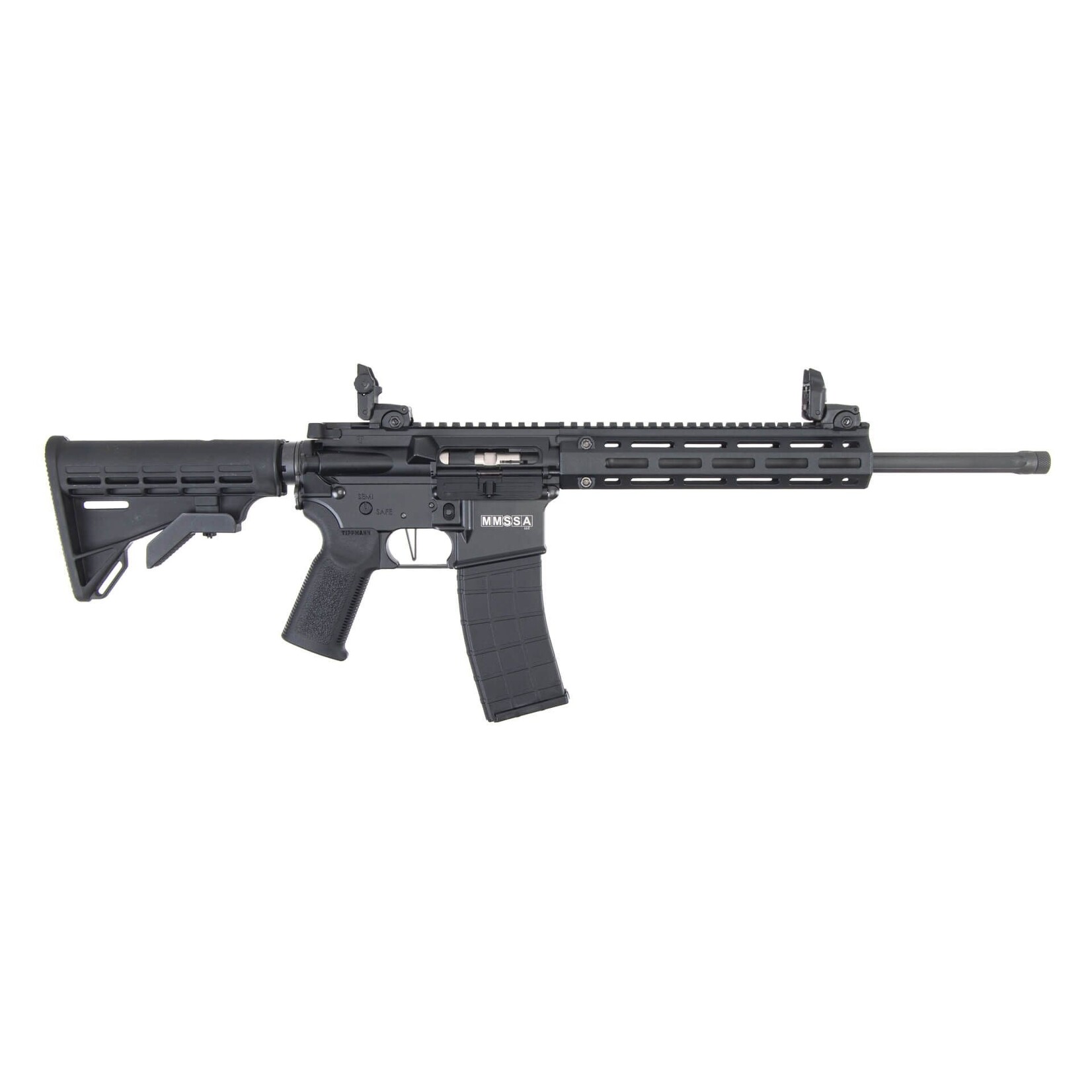 tippmann Tippmann Arms - M4-22 Pro MMSSA Competition Edition, Semi-automatic Rifle, AR, 22 LR, 16" Fluted Barrel, Composite MLOK Handguard, Matte Finish, Black - 16" Barrel, 25+1 Rounds