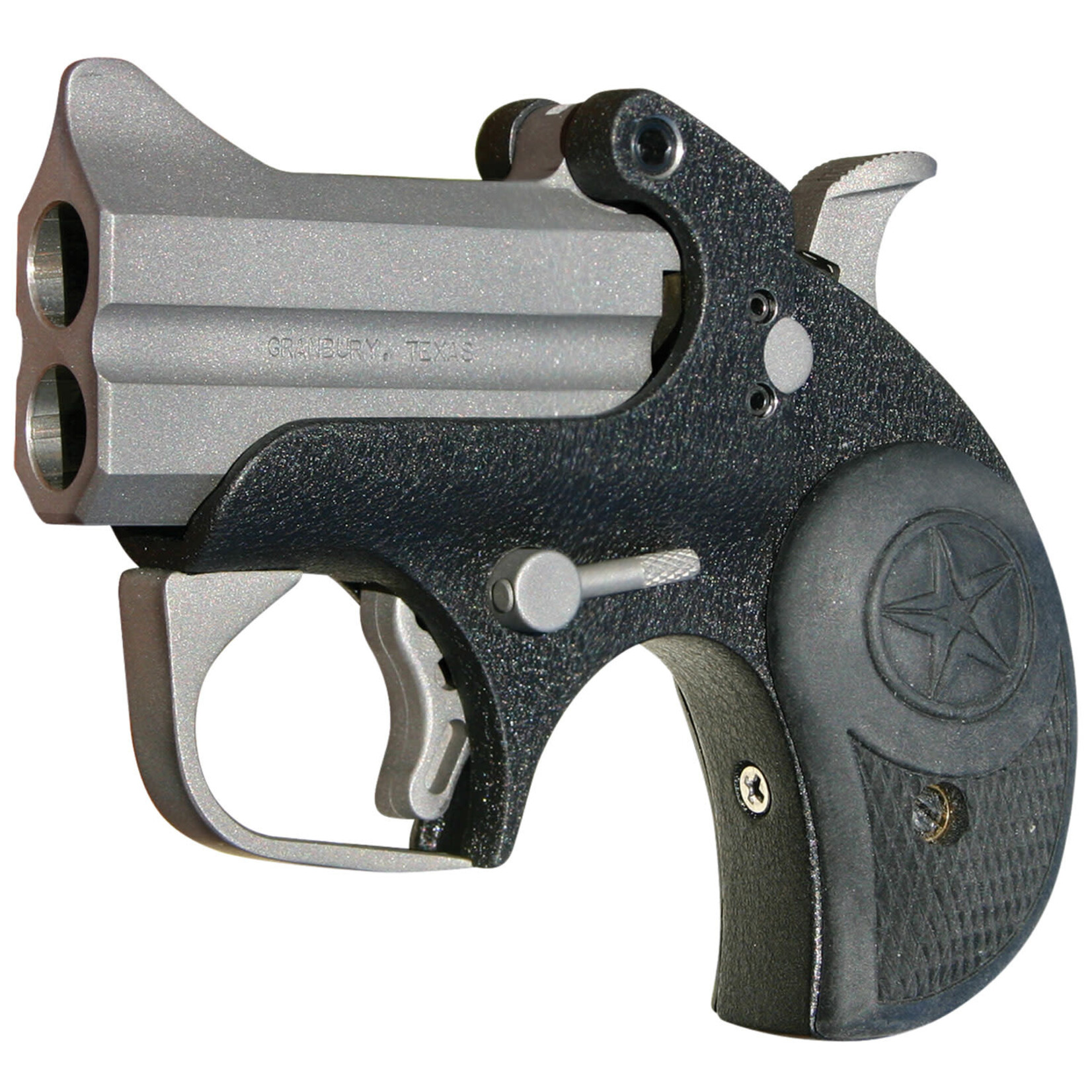 Bond Arms Bond Arms Backup Original 45 ACP 2rd Shot 2.50" Bead Blasted/Anti-Glare Textured Steel Frame Black Rubber Grips