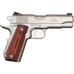 ED Brown Ed Brown Kobra Carry 45 ACP Caliber with 4.25" Barrel, 7+1 Capacity, Snakeskin Serrated Matte Stainless Steel Frame/Slide, Bobtail & Laminate Wood Grip