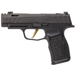 SIG SAUER Sig Sauer P365 XL Spectre Comp 9mm Luger 3.10" 12+1 Black Stainless Steel Frame Black Nitron Ported Stainless Steel with Optics Cut & Integrated Compensator XSeries Laser Engraved Black Polymer Grip Flat Gold Finished Trigger
