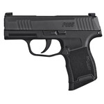 SIG SAUER Sig Sauer P365 Micro-Compact 9mm Luger 10+1 3.10" Carbon Steel Barrel, Black Nitron Serrated SS Slide & Frame Black Polymer Grips