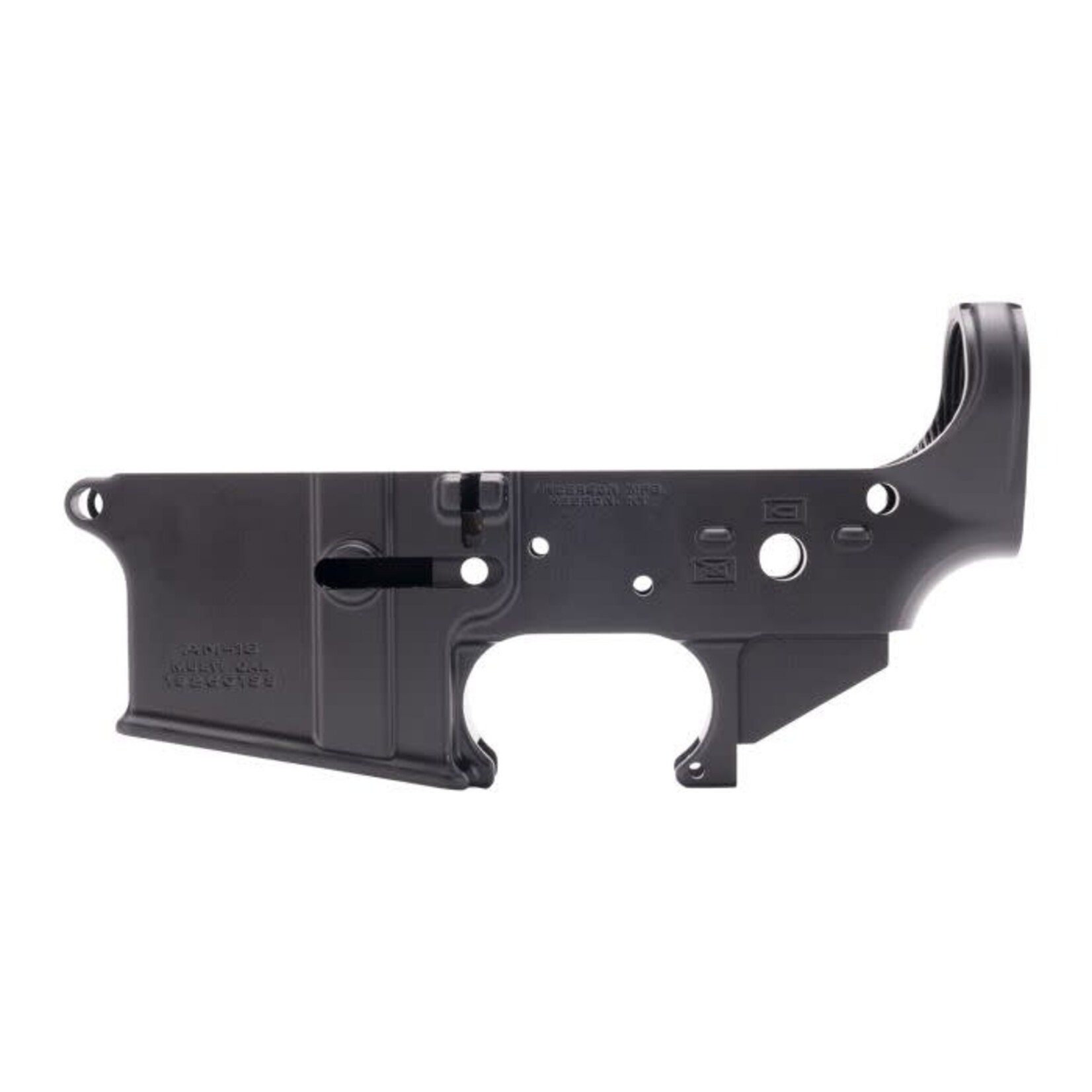 ANDERSON MANUFACTURG Anderson Manufacturing AM-15 Stripped Lower Receiver, No Logo with M16 Trigger Pocket