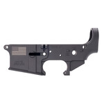 ANDERSON MANUFACTURG Anderson Manufacturing AM-15 Stripped Lower Receiver, No Logo with American Flag