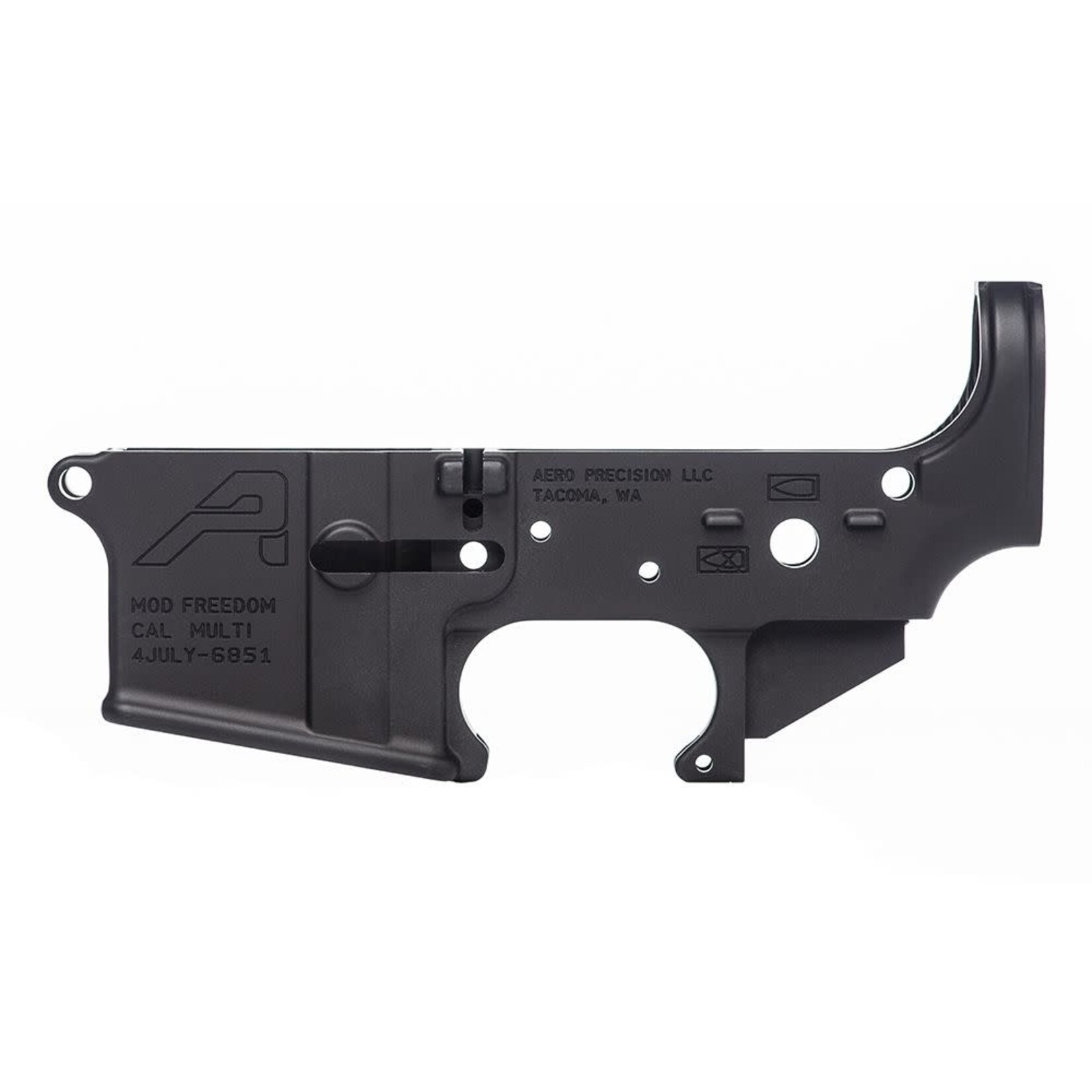 AERO PRECISION LLC Aero Precision AR15 Stripped Lower Special Edition Freedom Anodized Black