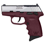 SCCY SCCY Industries CPX-4 RD 380 ACP 10+1 2.96" Crimson Red Polymer/Serrated Stainless Steel Slide/Finger Grooved Crimson Red Polymer Grip