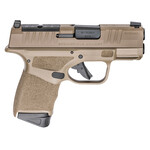 Springfield Armory Springfield Armory Hellcat Micro-Compact OSP 9mm Luger 13+1/11+1 3" Melonite Barrel, Desert Flat Dark Earth Polymer Frame w/Picatinny Acc. Rail & Adaptive Grip Texture, Optic Ready Cerakote Steel Slide