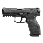 HK HK  VP9 9mm Luger 17+1 4.09" Black Polygonal Rifled Barrel/Black Optic Ready/Serrated Slide & Black Polymer Frame w/Picatinny Rail/ Black Finger Grooved Polymer Grips Ambidextrous