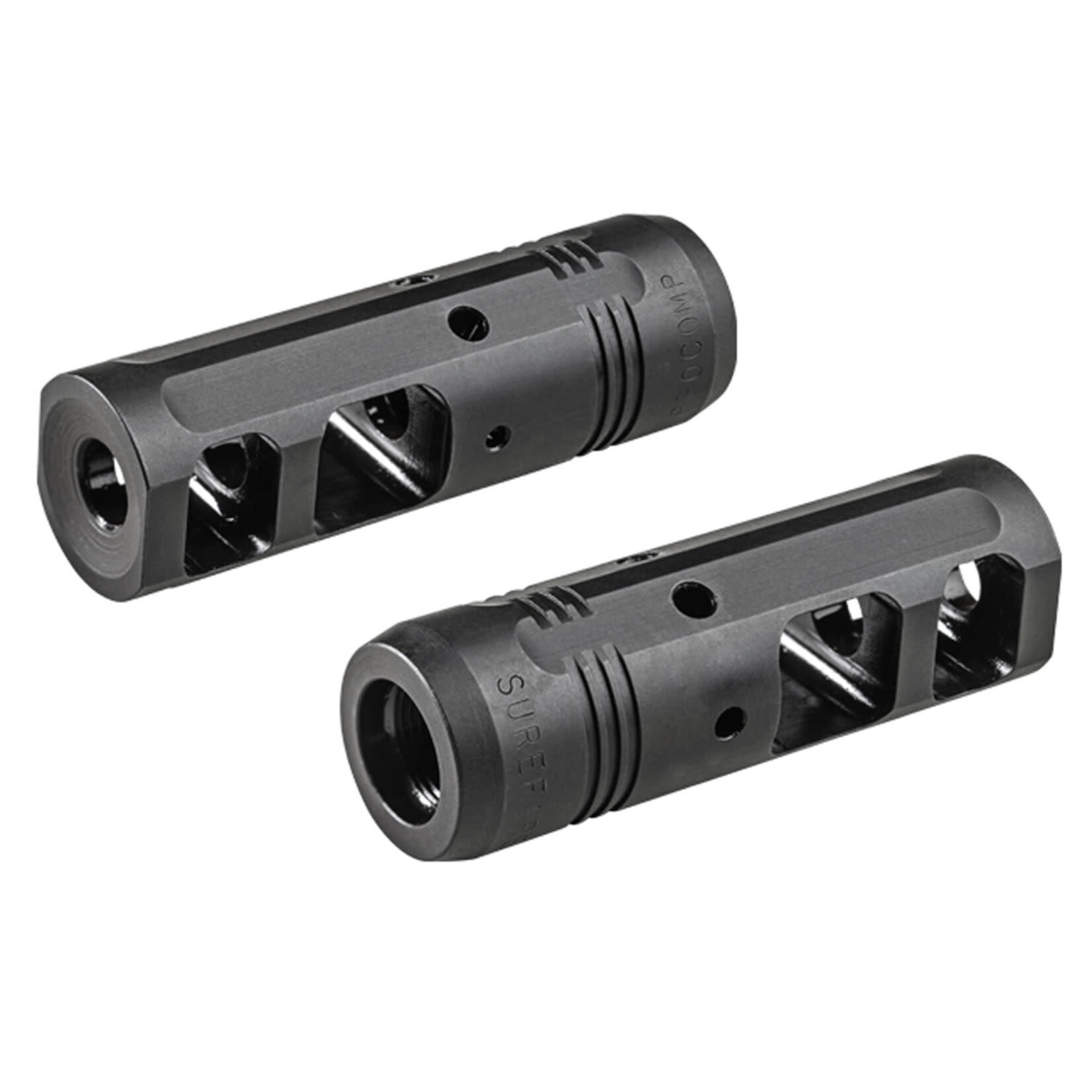 Surefire SureFire ProComp Muzzle Brake Black Nitride Steel with 5/8"-24 tpi Threads & 2.70" OAL for 7.62mm AR-10