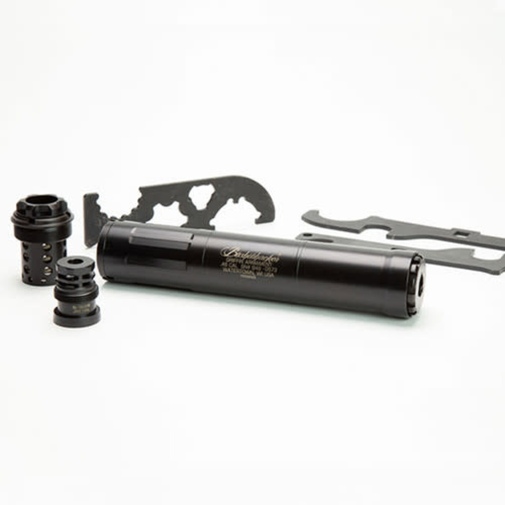 Griffin Armament Griffin Armament Bushwhacker 46 Modular Multi-Caliber 1.50" Black 17-4 Stainless Steel 5/8"-24 tpi