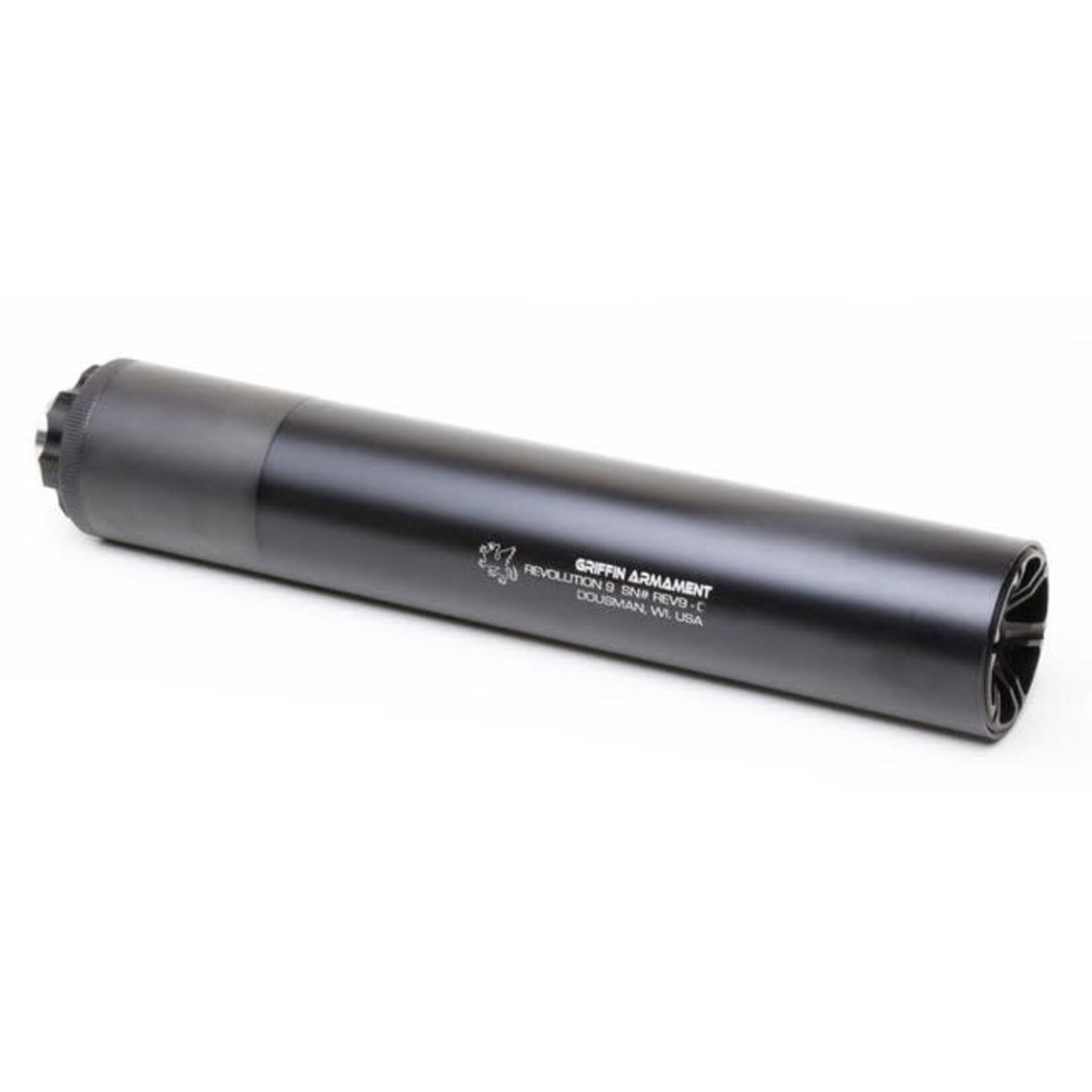 Griffin Armament GRIFFIN ARMAMENT Rev9 - 9mm Silencer with CAM-LOK Universal Piston