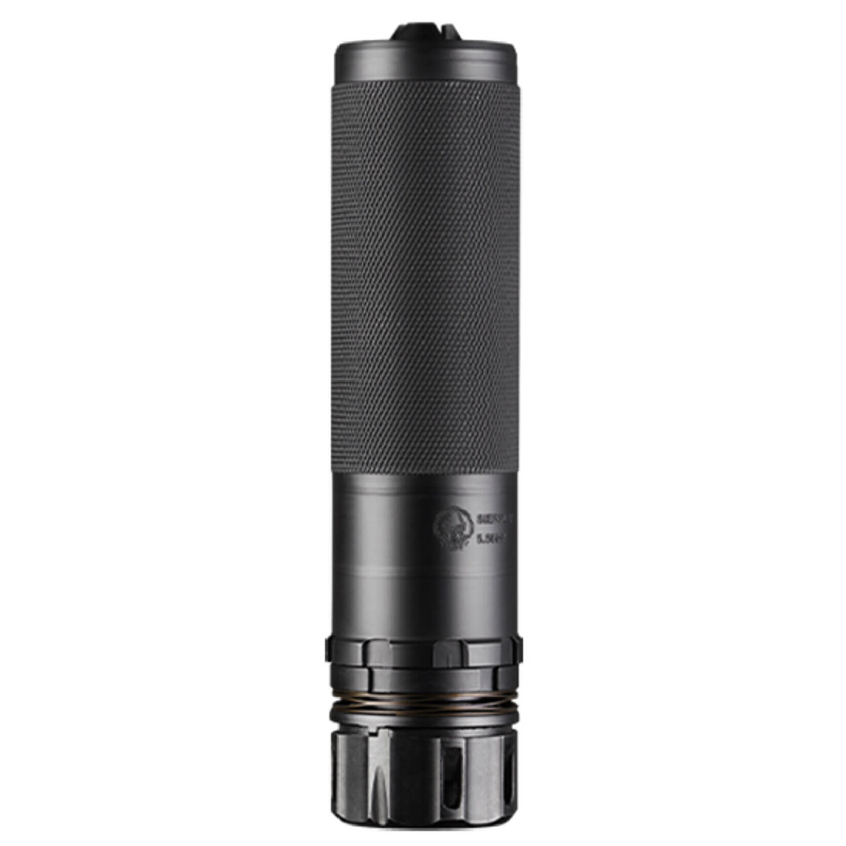 Dead Air Dead Air Sierra-5 5.56mm 1.50"D 1/2"-28 tpi Thread Pattern Made of Stellite Baffles & Stainless Steel Tube with Black Cerakote Finish Includes KeyMo Flash Hider & Mount