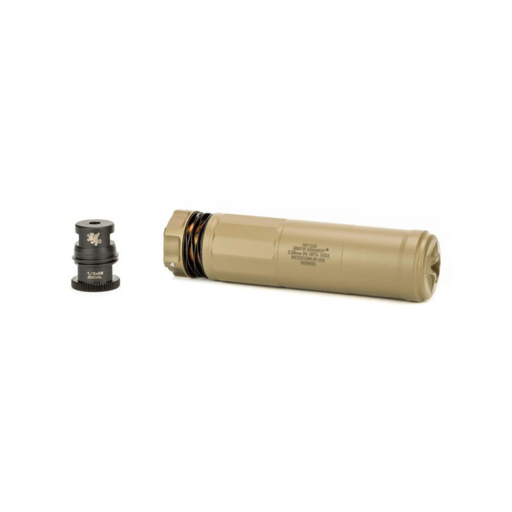 Griffin Armament Griffin DUAL-LOK® HRT 5.56mm FDE Silencer