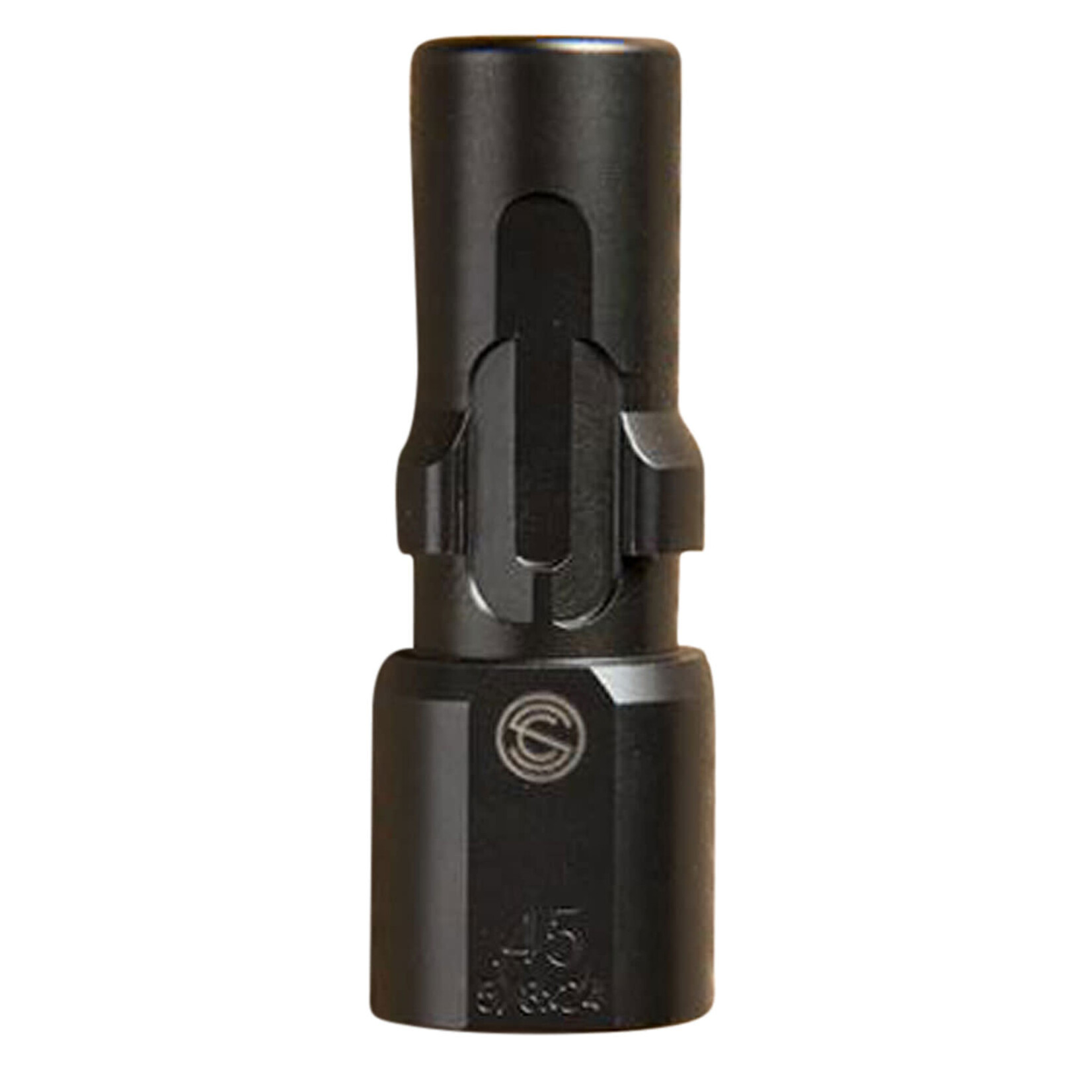 Silencer CO SilencerCo AC2603 3-Lug Muzzle Device 45 ACP 5/8"-24 Threads Black