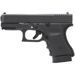 GLOCK Glock G30S Gen3 Sub-Compact 45 ACP 10+1 3.78" Black Polygonal Rifled Barrel, Matte Black Serrated Slide, Black Polymer Frame w/Picatinny Rail, Black Textured Finger Grooved Polymer Grip, Right Hand