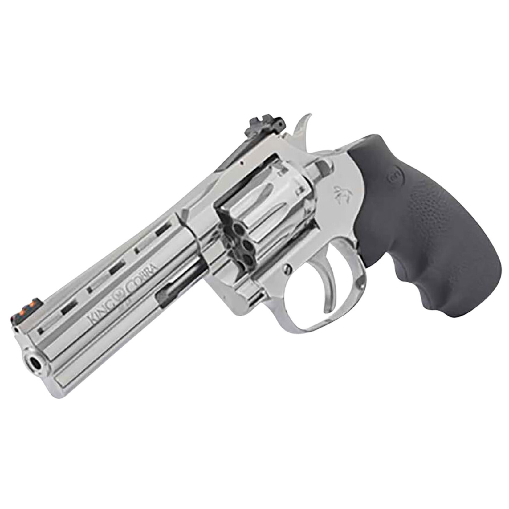 Colt Colt Mfg King Cobra Target 22 LR 10rd 6" Stainless Steel Barrel, Cylinder & Frame, Black Hogue Overmolded Grips