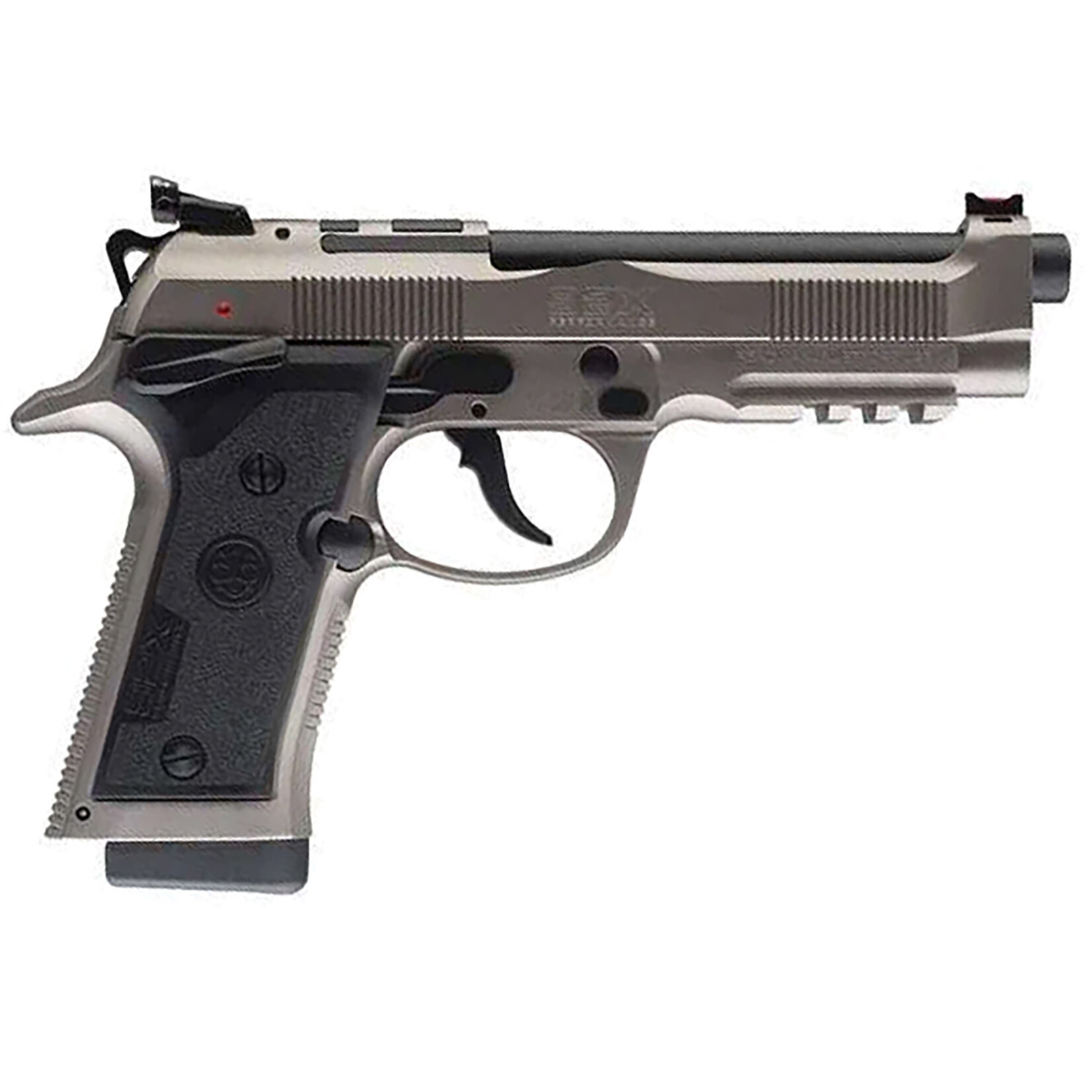 Beretta Beretta USA 92X PCO 9mm Luger 15+1 4.90" Black Barrel, Gray Nistan Steel Frame/Optic Cut Slide, Black Polymer Grip, Fiber Optic Sight