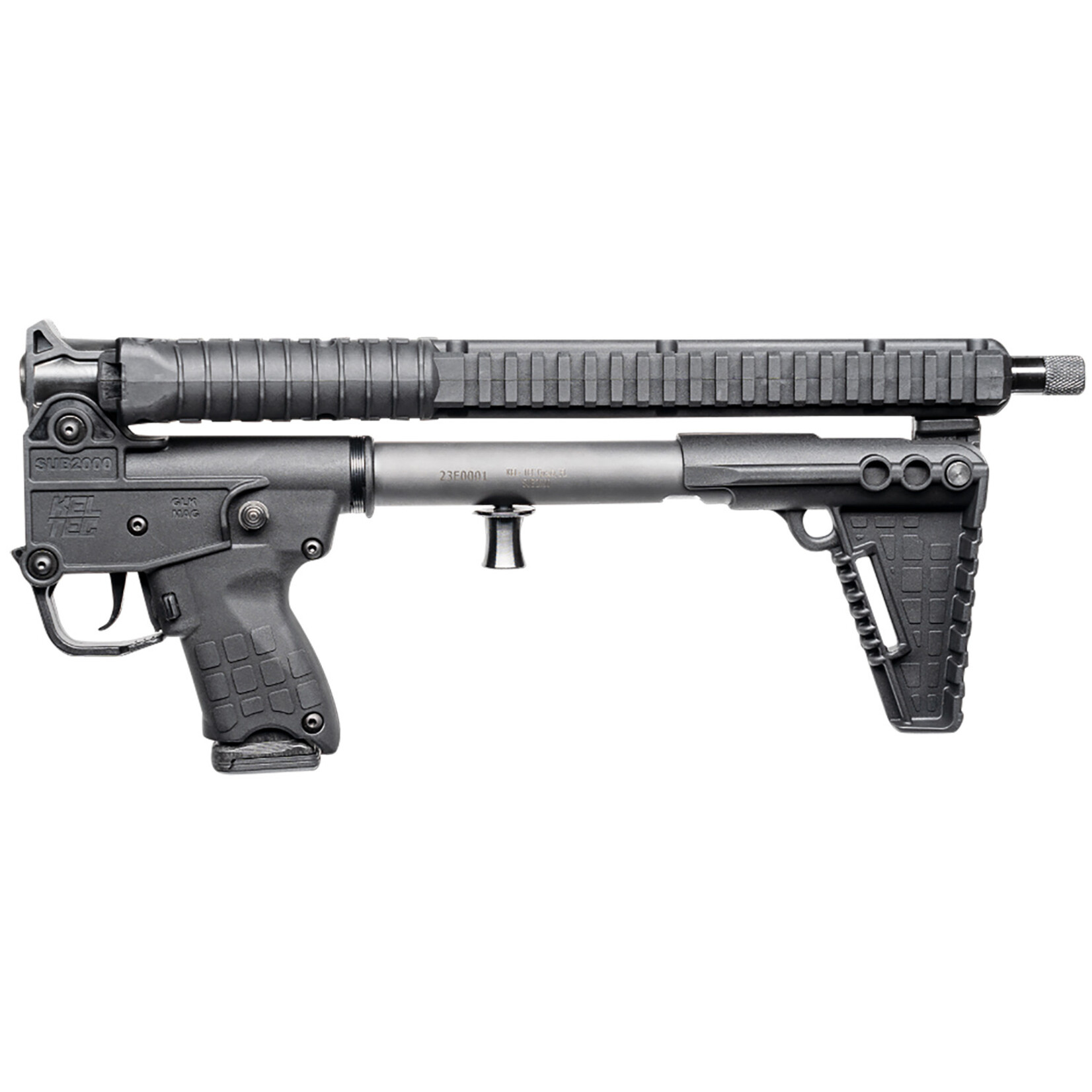 KEL-TEC Kel-Tec SUB 2000 Gen3 9mm Luger 15+1 16.15" Black Nitride Steel Threaded Barrel, Black Picatinny Rail Aluminum Receiver, M-LOK Slots w/Picatinny Style Rail Handguard, Black Synthetic Folding Stock