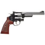 Smith & Wesson Smith & Wesson Model 27 Classic 357 Mag or 38 S&W Spl +P Blued Carbon Steel 6.50" Barrel, 6rd Cylinder & N-Frame, Checkered Square Butt Walnut Grip