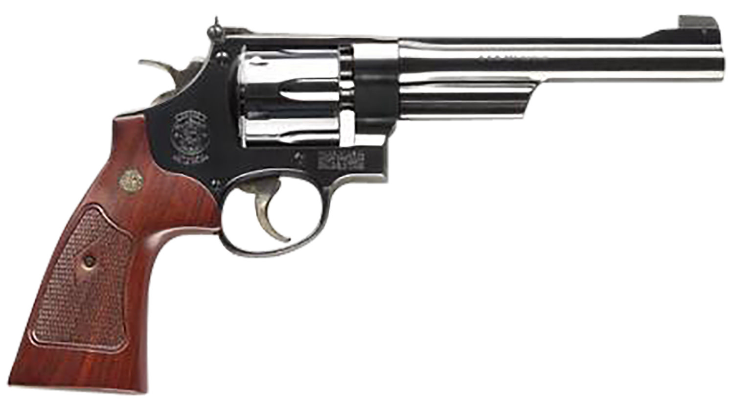 Smith & Wesson Model 27 Classic 357 Mag or 38 S&W Spl +P Blued Carbon ...