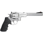 Ruger Ruger Super Redhawk 44 Rem Mag 7.50" Integrated Base Barrel 6rd Cylinder, Satin Stainless Steel, Hogue Tamer Monogrip, T Bar Safety, Optics Ready