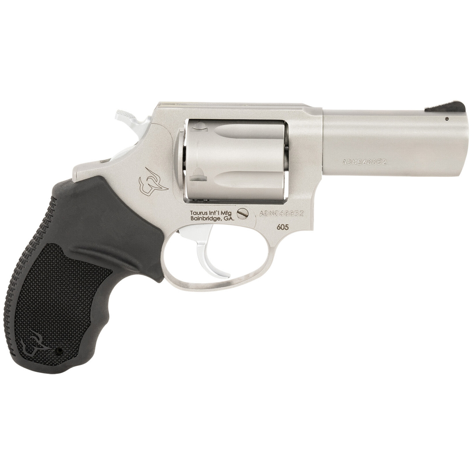 Taurus Taurus 605 T.O.R.O. Small Frame 38 Special +P/357 Mag 5rd 3" Stainless Steel Barrel, Frame & Cylinder, Black Rubber Grip, Transfer Bar Safety, Optic Mount For Micro Red Dot