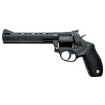 Taurus Taurus 692 Tracker 9mm Luger, 38 Special +P or 357 Mag Caliber with 6.50" Vent Rib Barrel, 7rd Capacity Cylinder, Overall Matte Black Finish Steel & Black Ribber Grip Includes 2 Cylinders