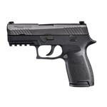SIG SAUER Sig Sauer P320 Compact 45 ACP Caliber with 3.90" Barrel, 9+1 Capacity, Overall Black Finish Stainless Steel, Picatinny Rail Frame, Serrated Nitron Slide & Polymer Grip