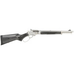 Marlin Marlin 1895 Trapper Full Size 45-70 Gov 5+1 16.10" Polished Stainless Steel Threaded Barrel, Polished Stainless Stainless Steel Receiver, Fixed Black Laminate Stock