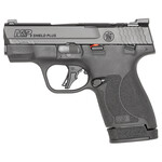Smith & Wesson Smith & Wesson M&P Shield Plus Micro-Compact Frame 9mm Luger 10+1/13+1, 3.10" Black Armornite Steel Barrel & Optic Cut/Serrated Stainless Steel Slide, Matte Black Polymer Frame, Thumb Safety
