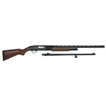 Mossberg Mossberg 500 Combo Field/Deer 12 Gauge 5+1 3" 24" Slugster/28" Vent Rib Barrel, Dual Extractors, Blued Metal Finish, Wood Stock, Includes Accu-Set Chokes