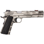 Kimber Kimber Mfg.,Inc Independence 1911 45 ACP 8+1 5" Rear Serrations Stainless Steel Slide Custom Flag Themed Cerakote G-10 Grip
