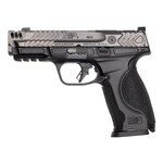 Smith & Wesson Smith & Wesson M&P M2.0 Metal Full Size Frame 9mm Luger 17+1 4.22" Black Armornite Stainless Steel Barrel Gray Armornite Optic Cut/Serrated Stainless Steel Slide Black Aluminum Black Polymer Grip Right Hand No Thumb Safety