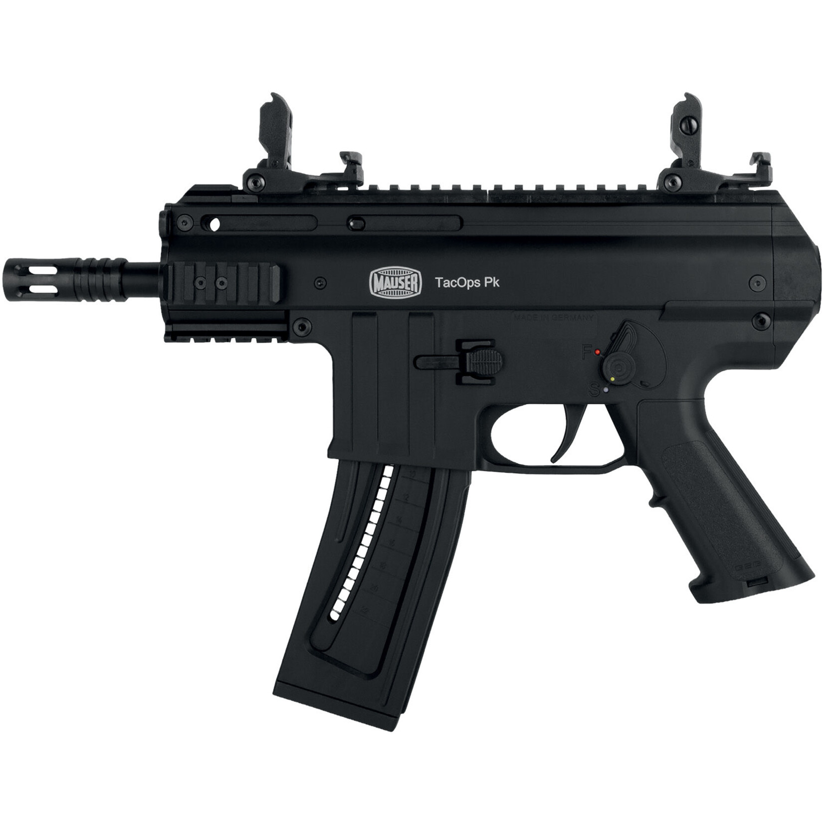 Blue Line Solutions TacOps Pk 22 LR 22+1 5" Black Anodized Steel Barrel, Picatinny Rail Receiver, Black Aluminum Frame w/Picatinny Rail
