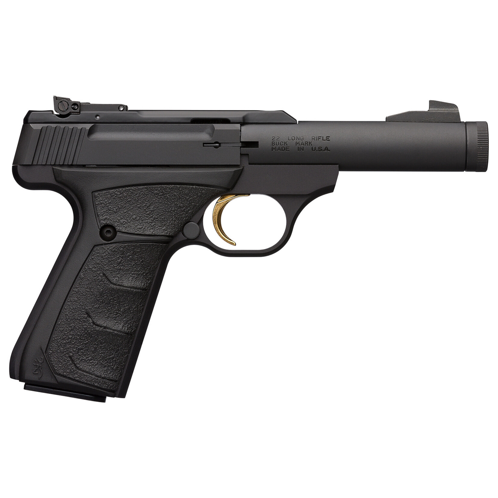 Browning Browning Buck Mark Micro SR 22 LR 10+1 4.40" Bull, Threaded Barrel, Matte Black Serrated Steel Slide & Aluminum Frame, Black Ultragrip FX Grip