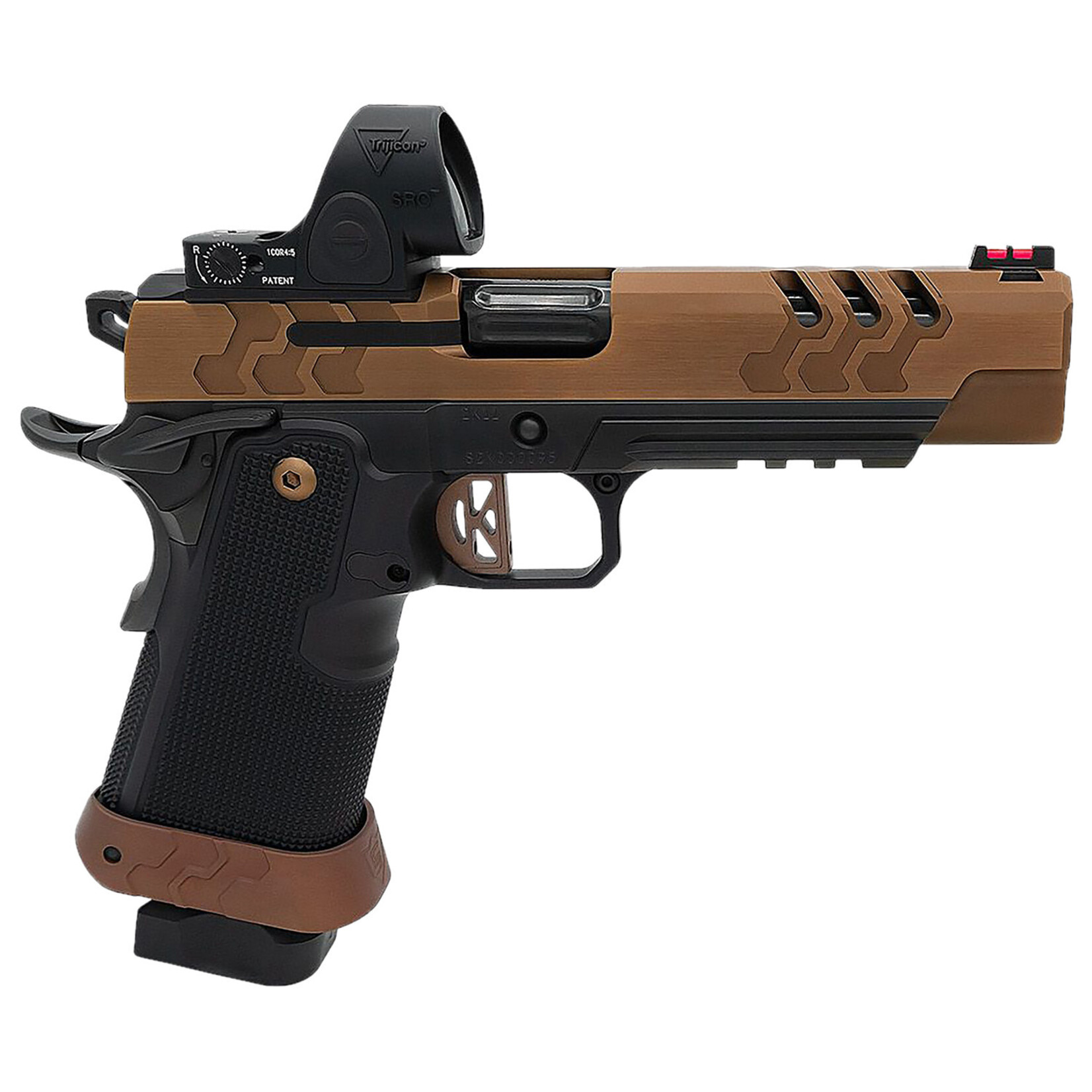 Kimber Kimber Mfg.,inc 2K11 Target (OI) 9mm 20+1 5" High Polished w/ Coyote PVD, Brush Polish Flats w/ DLC Coating Stainless Steel Slide Aluminum Grip
