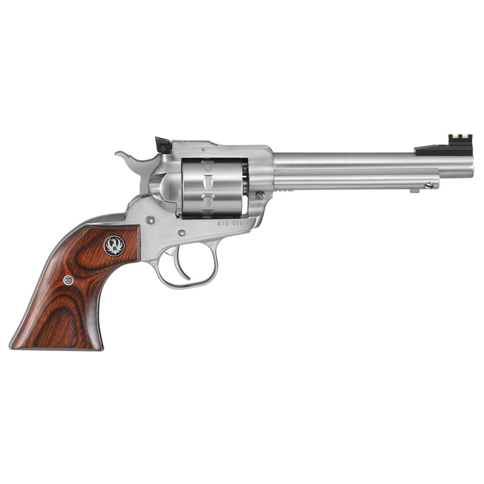 Ruger Ruger Single-Ten 22 LR 10rd 5.50" Satin Stainless Steel Barrel, Cylinder & Frame, Hardwood Gunfighter Grip, Transfer Bar Safety, Exposed Hammer