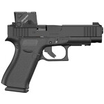 GLOCK Glock G48 Gen5 MOS Slim Compact Frame 9mm Luger 10+1 4.17" Black GMB Barrel, Black nDLC MOS Cut/Serrated Steel Slide, Black Polymer Frame w/Beavertail & Front Rail, Black Textured Polymer Grip, Aimpoint COA 3.5 MOA Red Dot, Right Hand