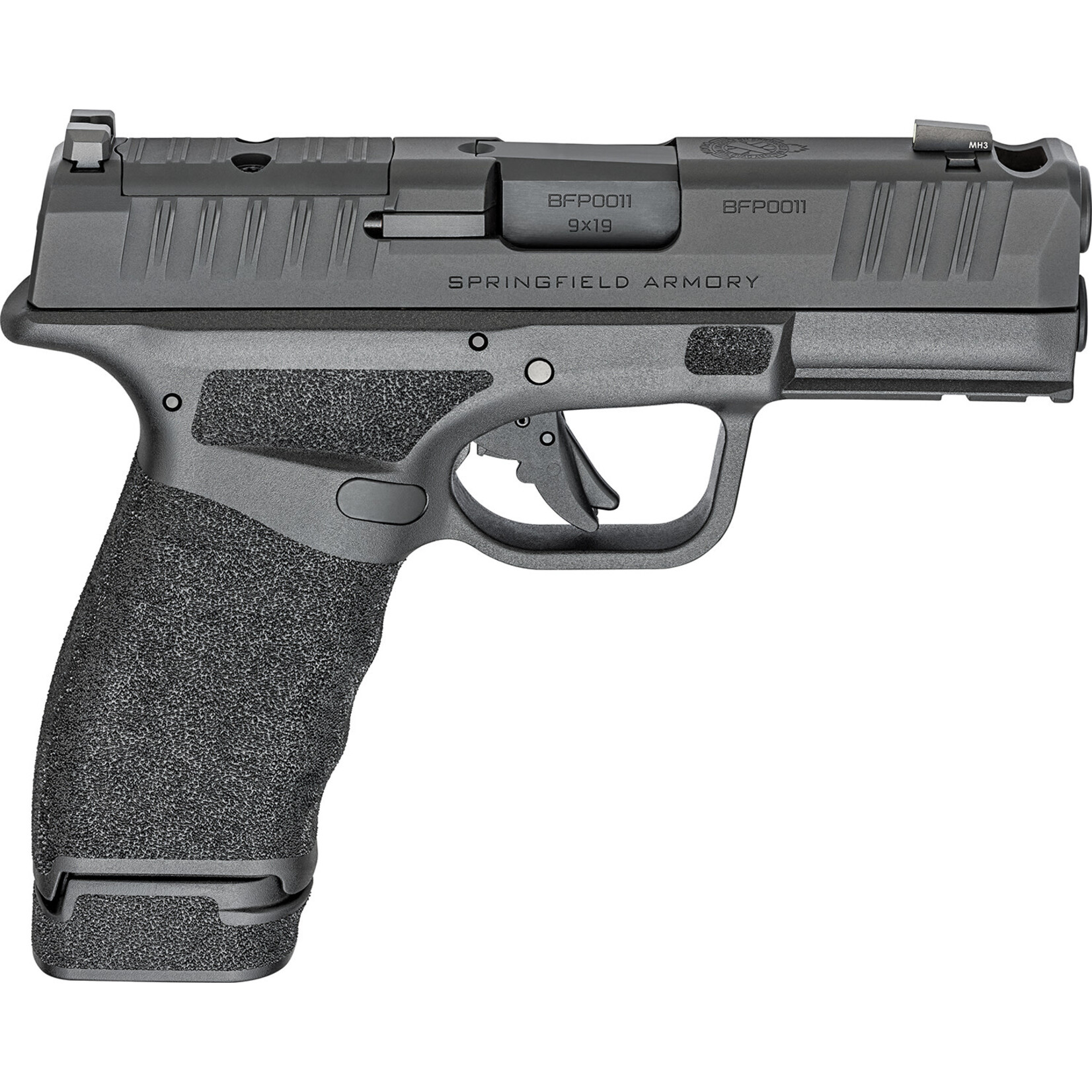 Springfield Armory Springfield Armory  Hellcat Pro OSP Gear Up 25 Package 9mm Luger 17+1 3.70" Black Melonite Barrel & Integrated Compensator/Optic Ready/Serrated Steel Slide, Polymer Frame w/Picatinny Rail, Crimson Trace CTS-1500 Red Dot, 5 Mags & Bag