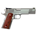 Dan Wesson Pointman 45 ACP 8+1 5" Barrel, Forged Stainless Steel Frame w/Beavertail & Undercut Trigger Guard, Front & Rear Serrated Stainless Steel Slide, Brushed Finish, Double Diamond Cocobolo Grip, Includes 2 Magazines