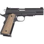 Dan Wesson Specialist Full Size Frame 9mm Luger 10+1 5" Stainless Match Grade Barrel, Black Duty Optics Ready/Serrated Steel Slide, Black Duty Steel Frame w/Picatinny Rail, Black/Brown G10 Grip