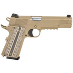 Tisas Tisas 1911 Duty 45 ACP 8+1 5" Black Steel Barrel, Flat Dark Earth Cerakote Serrated Steel Slide, Flat Dark Earth Cerakote Steel Frame w/Beavertail, Ambidextrous