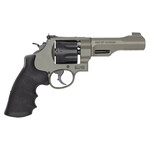 Smith & Wesson Smith & Wesson PC Model 327 TRR8 357 Mag 38 Special +P 8 Shot 5" Elite Series Moss Cerakote Stainless Steel Barrel, Black Cylinder, Elite Series Moss Cerakote Scandium Alloy Frame, Black Finger Grooved Grip, Equipment Rails